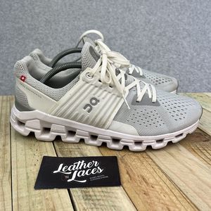 On Running Women's Athletic Shoes in Gray and White